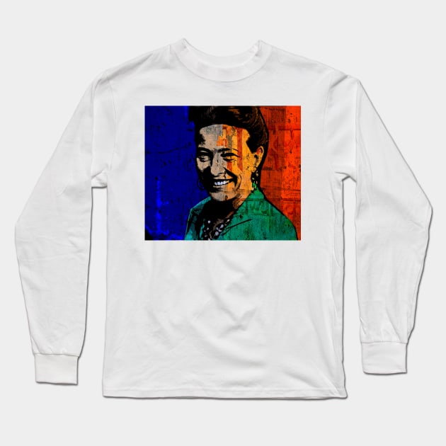 Simone de Beauvoir Long Sleeve T-Shirt by truthtopower